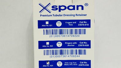 AlbaHealth 23676-030 Xspan Premium Tubular Dressing Retainer Size 3 30 Yards